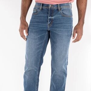 1117 NWT Devil-Dog Dungarees Slim Straight Jean -  Size 36Wx32L - Blue (ASH)